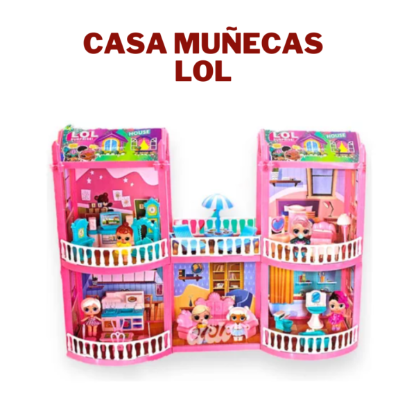 Casa de muñecas LOL 133PCS